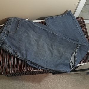 Plus Size Distressed Jeans by Venezia Size 24